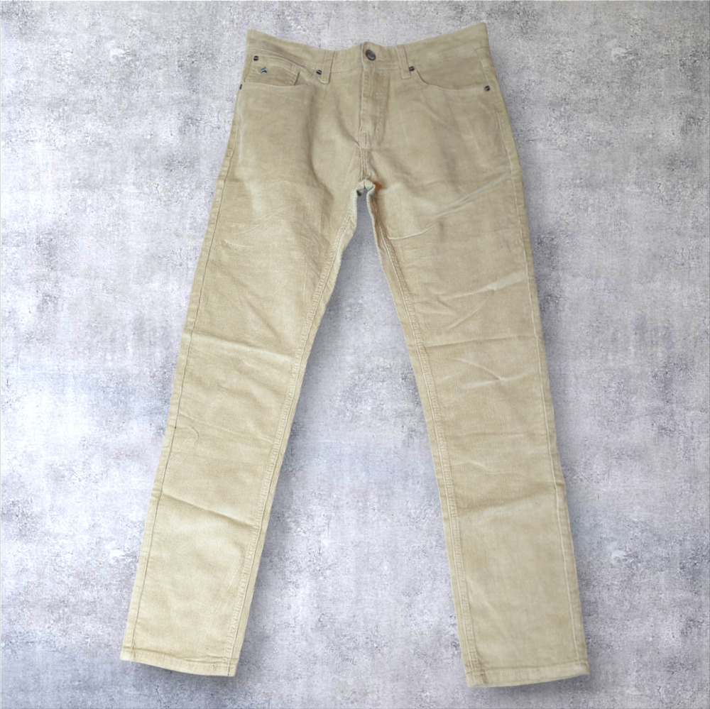 TAILOR VINTAGE Tan Canaan Slim Fit Corduroy Jeans Men's Size 30X30